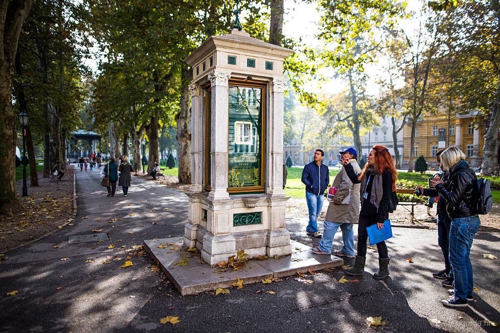 Zrinjevac, meteo-stup 2016. godine